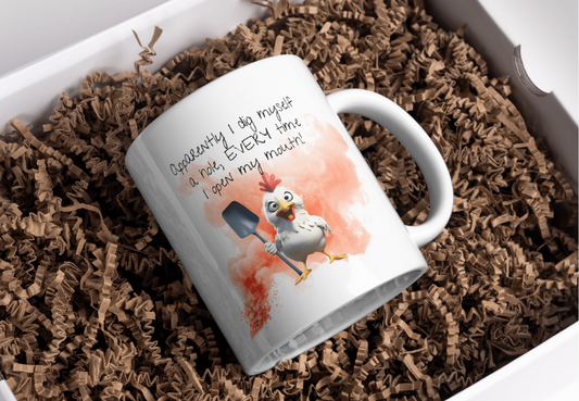 "I dig myself a hole" exclusive mug gift set!