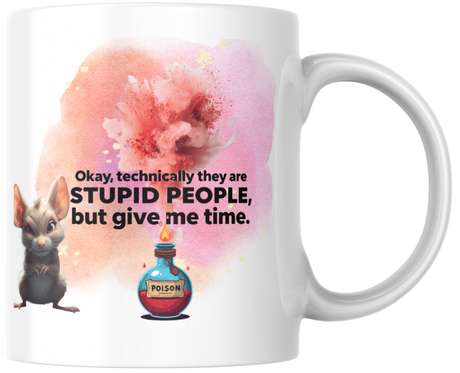 "I see dead people" funny mug!