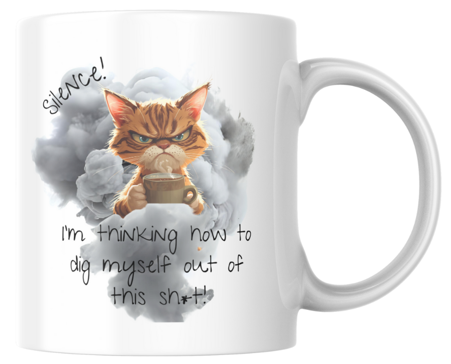 Rude Mug Gift Set - "Digging myself out of this sh*t!" - Exclusive design to Serendipity!