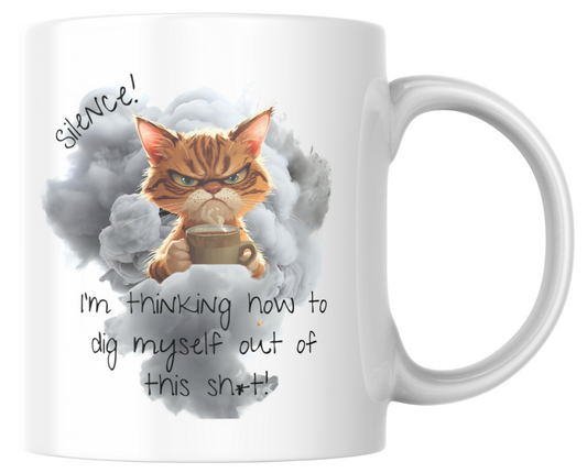 Rude Mug Gift Set - "Digging myself out of this sh*t!" - Exclusive design to Serendipity!