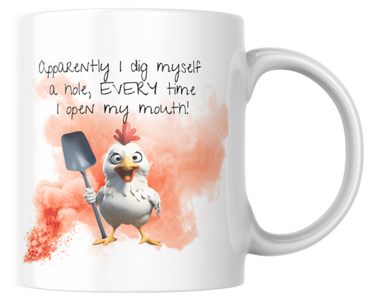 "I dig myself a hole" exclusive mug gift set!