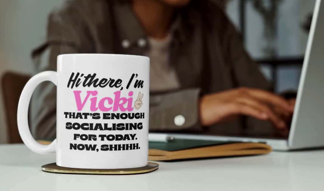 Personalised anti-social mug!