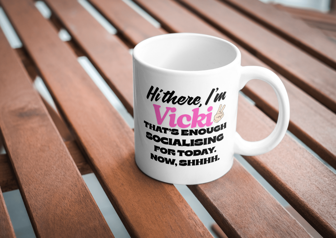 Personalised anti-social mug!