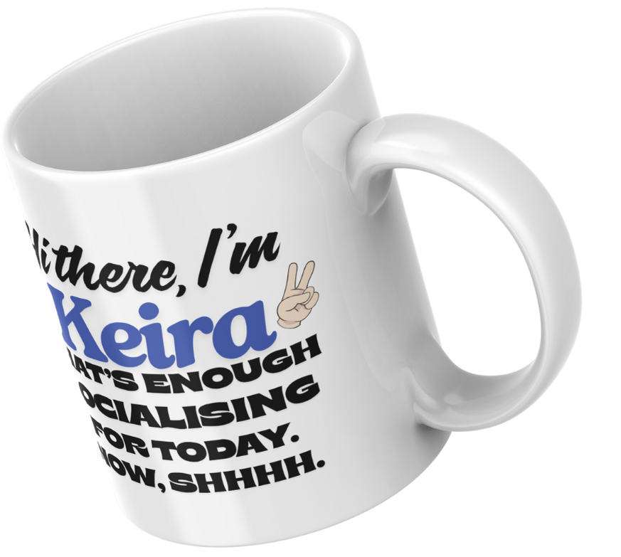 Personalised anti-social mug!