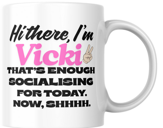 Personalised anti-social mug!