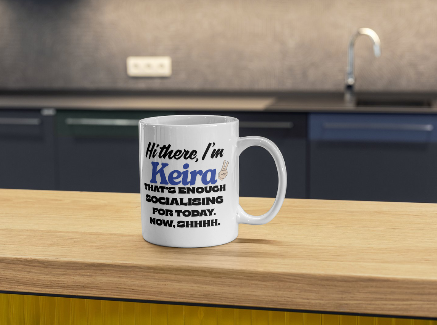 Personalised anti-social mug!