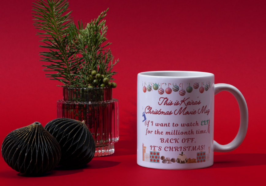 Personalised Christmas Movie Mug!