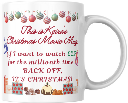 Personalised Christmas Movie Mug!